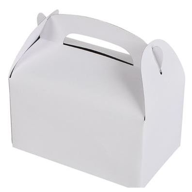 White Treat Box 6.25" 12/pk