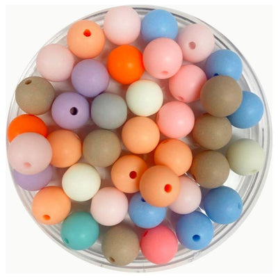 Matte Beads Multi Color 10 mm