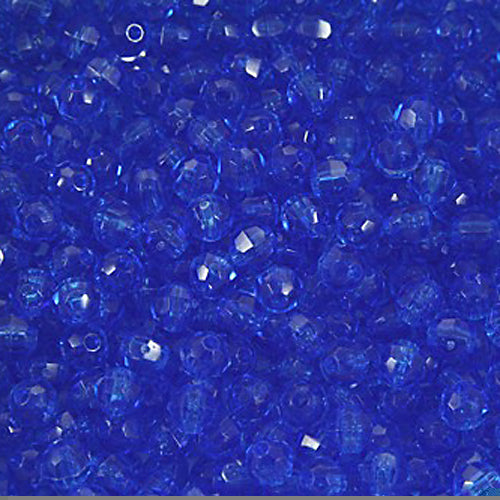 Faceted Beads Dark Sapphire 6mm 1080pc