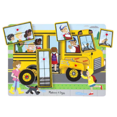 Melissa & Doug The Wheels on the Bus Sound Puzzle