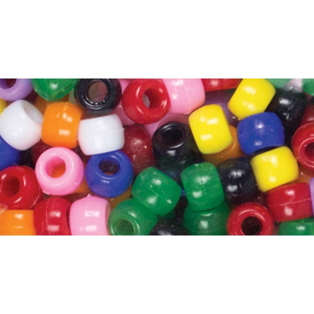 Fun Pack Acrylic Pony Beads 700/Pcs -Assorted