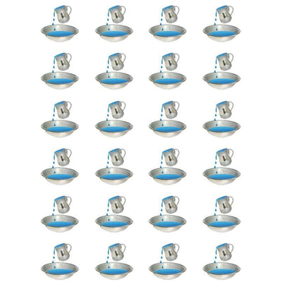 Washcup And Bowl Stickers Round 25MM Color Print 10/pk