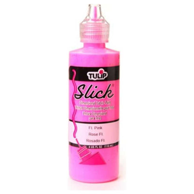 Tulip Slick Dimensional Fabric Paint (Pink, 4 oz)