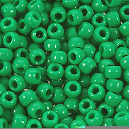 Pony Beads 6 x 9mm (Purple, 900-1000 Pcs)