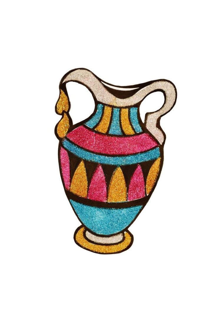 Glitter Art Oil Pitcher Craft kit 5"x7" 1pc (closeout)