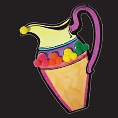 Oil Pitcher Pom Pom Craft 36/pk