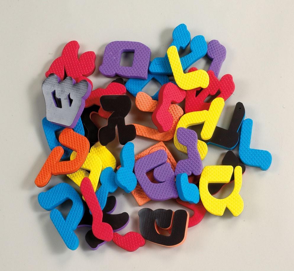 Alef Bais Foam Magnet