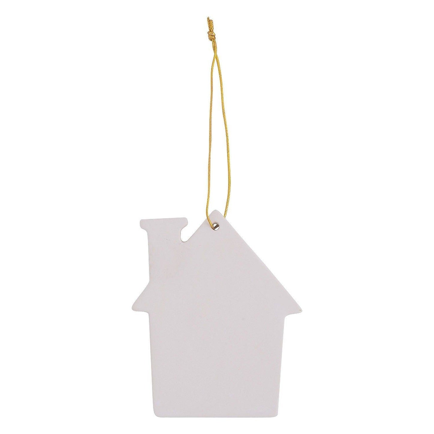 DIY Ceramic House Ornaments, 3 3/4" x 4" —12/pk