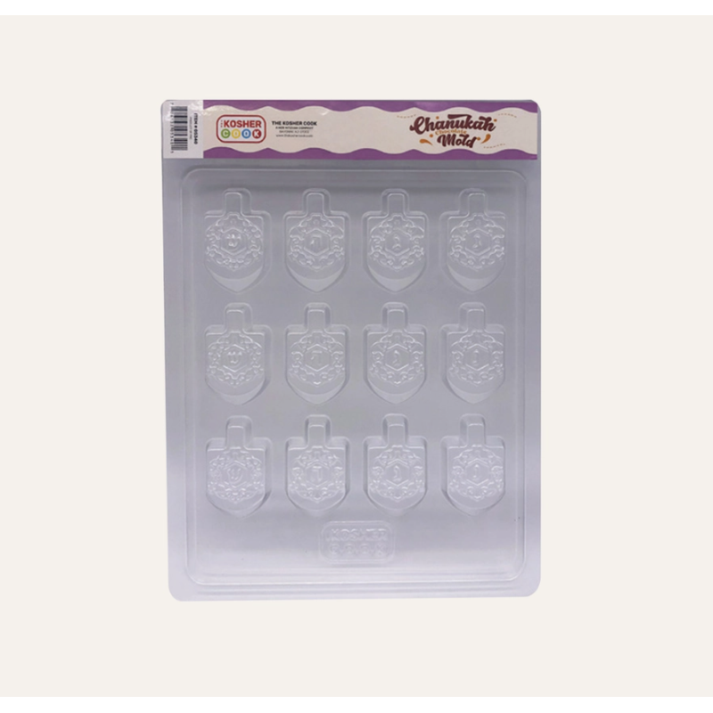 Chanukah Chocolate Mold - Dreidels