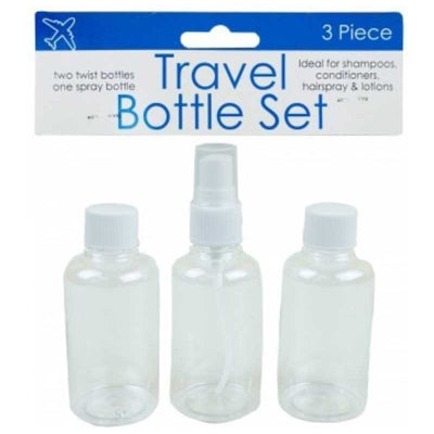 Travel Twist Top & Spray Bottle Set