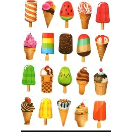 Ice cream Cones and Popsicles Stickers (Discontinued)