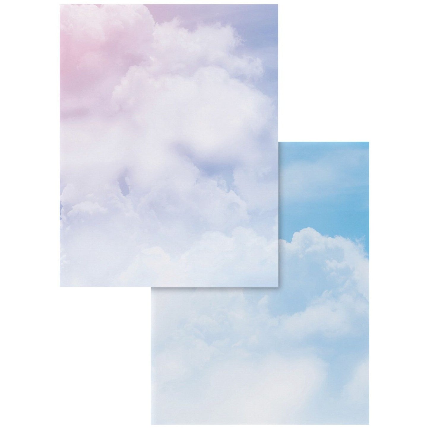Preprinted Stationery 8-1/2 x 11 Inches, Clouds 100/pk