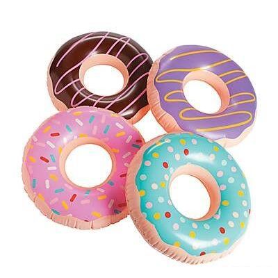Inflatable Donuts 15" 12/pk