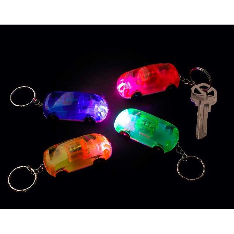 Light Up Car Keychain 12/pk 2"