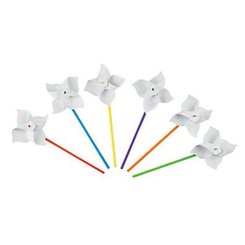 DIY Paper Pinwheels 24/pk 10"
