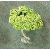 Ribbon Rose 3/4" Apple green 144