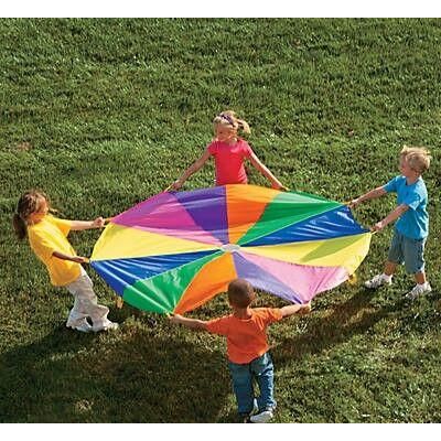 Polyester Super Sturdy Parachute With Handles 6ft