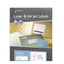White Laser Labels 100/pk (30/pg) avery# AVE30600