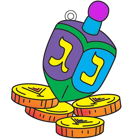 Suncatchers - Dreidel  3.25" x 4.25" 12/pk