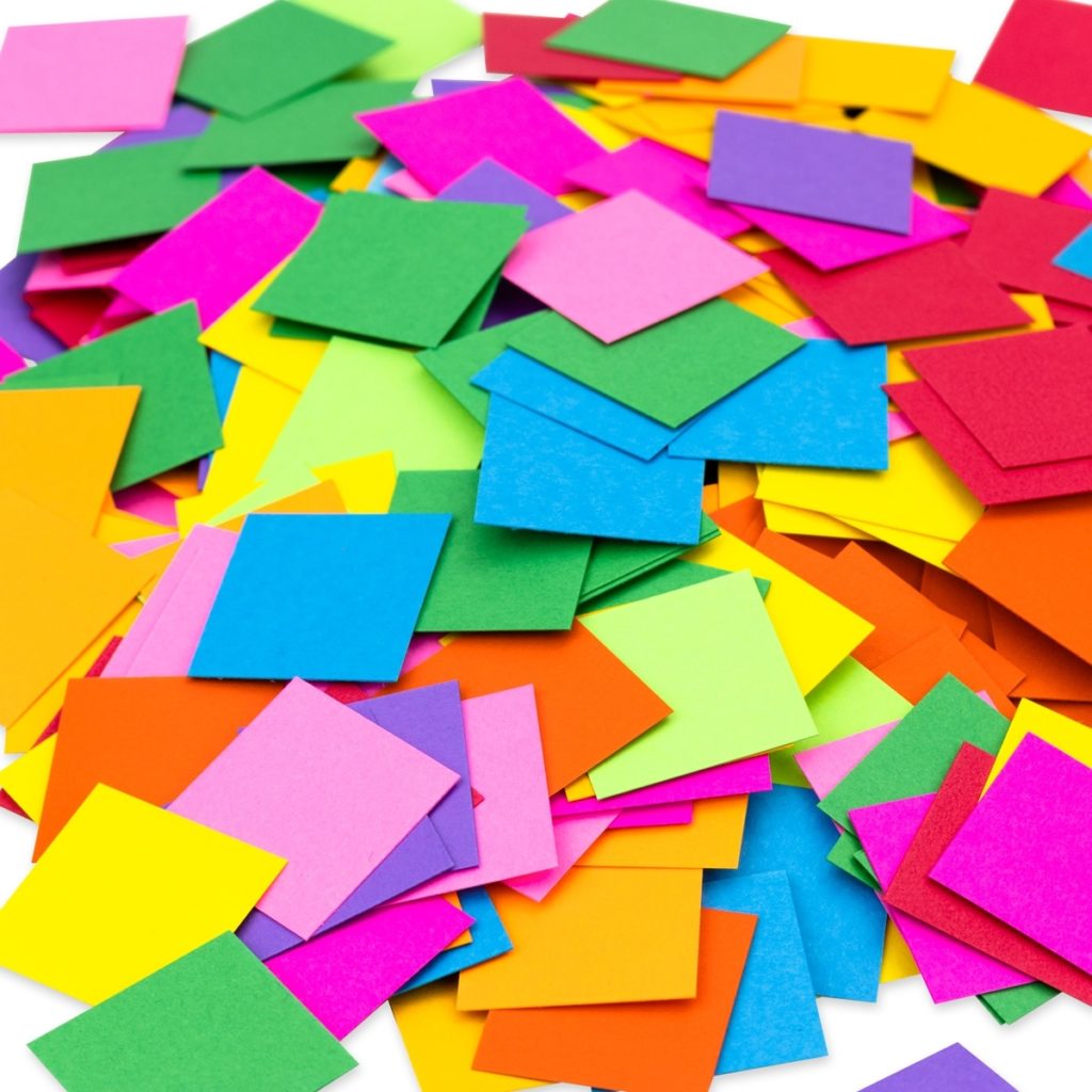 Mosaic Squares 1" 500/pk