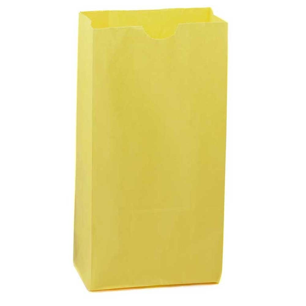 Craft Paper Bags (Small 4.5" x 2.5" x 8.5", Red, 100)