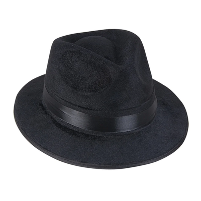 Black Fedora Hat 1/pk