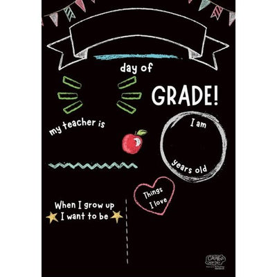 Reusable Activity playmat- School Milestones 12" x 17"