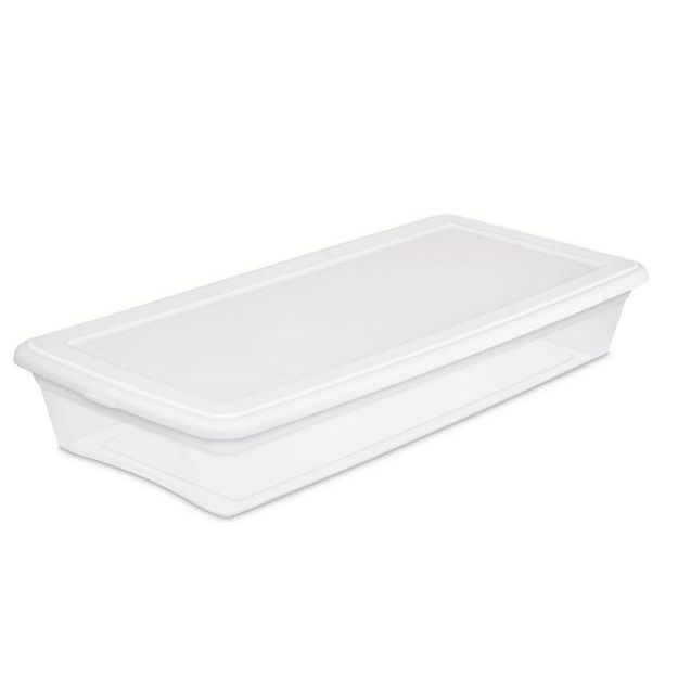Clear Storage Container Underbed 29.5 x 18 x 6″ 41qt