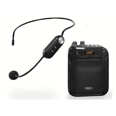 Rechargeable Speaker With Wireless Headset Microphone