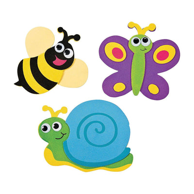 Bug Magnet Self-Adhesive Foam Craft Kit, 4 3/4" x 3 1/2"  12/pk