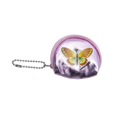 Butterfly Coin Purse Keychain 12/pk