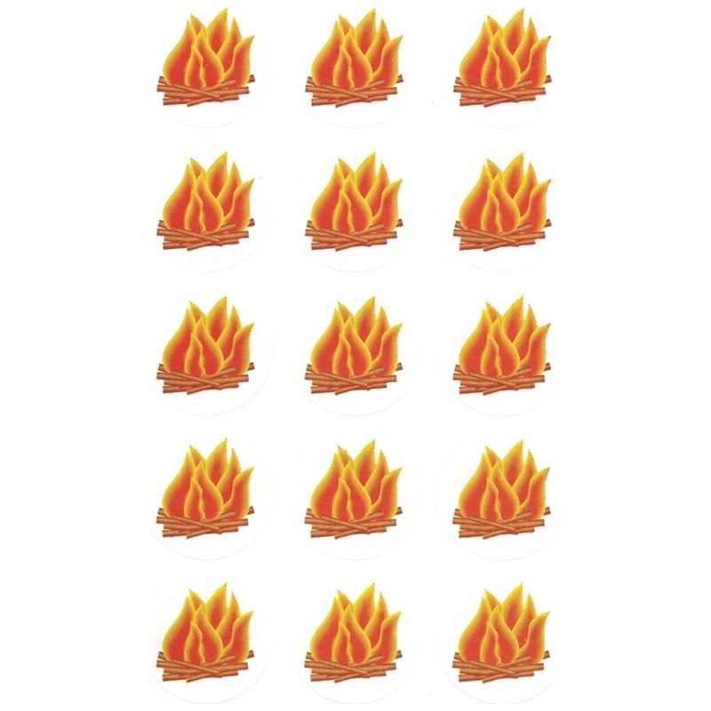 Bonfire Stickers 1.25" 10/sheets