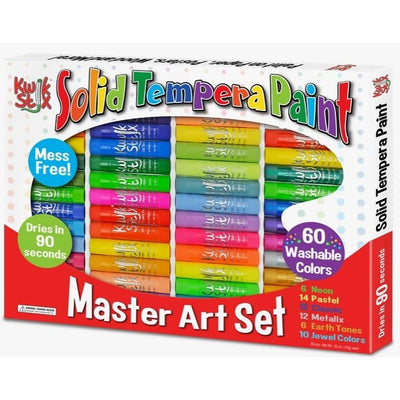 Kwikstix Tempera Paint- Master Art Set 60 Colors