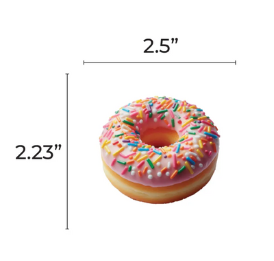 Pink Doughnut 2.5" 20/pk