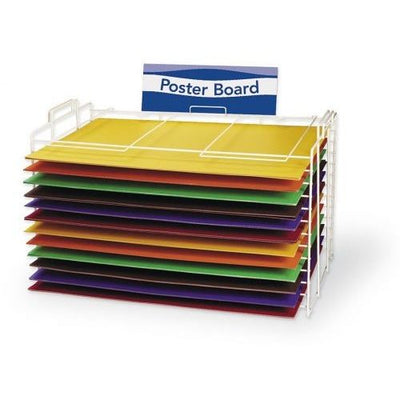 Poster Board Rack 18 3/8"h x 30"w x 20 5/8"d
