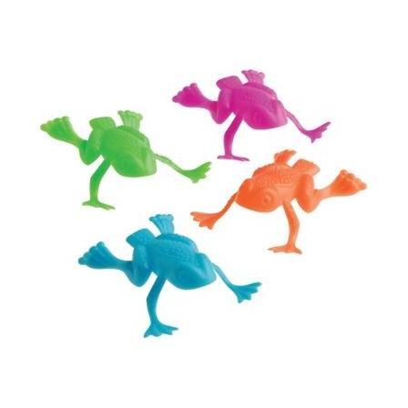 Plastic Jumping Frogs 2" 144/pk