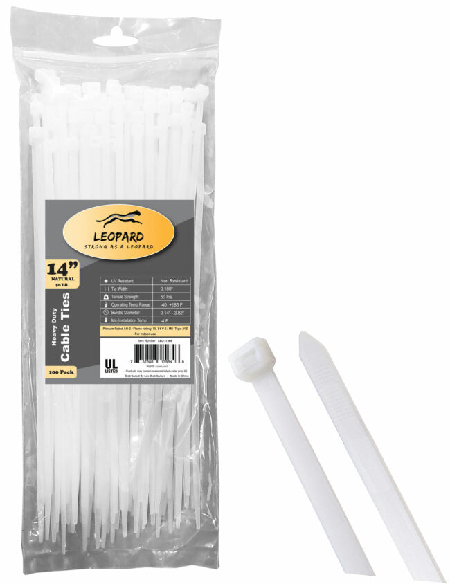 Cable Ties 14" 100/pk