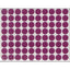 Color Coding Dot Sticker (Pink, 3/4", 32)