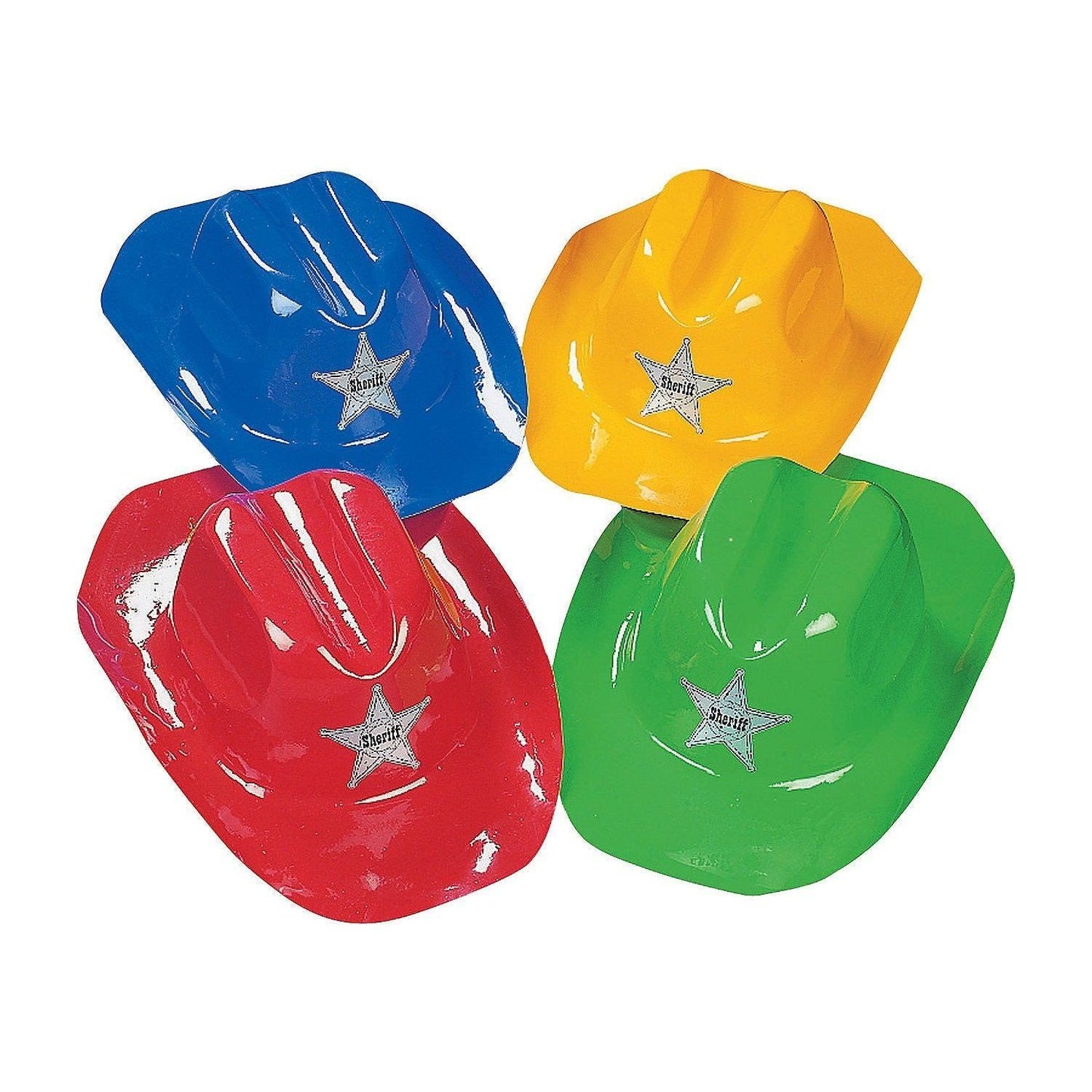 Kids’ Bright Color Cowboy Hats - 12 Pc.