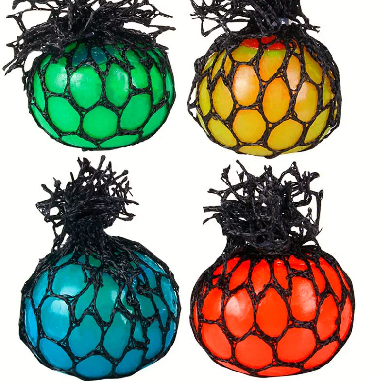 Mini Squeeze Mesh Balls 1.5" 12/pk