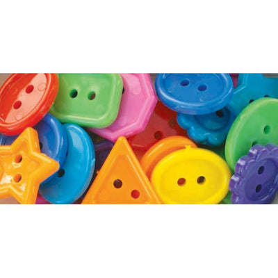 Novelty Buttons Circus Multi color 26mm 1/2 Lb