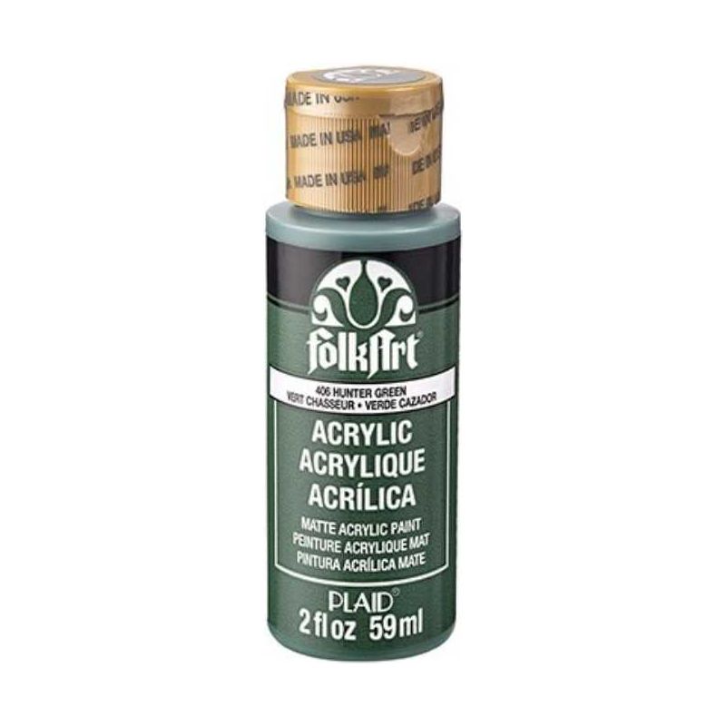 Folk Art Acrylic Paint 2 oz (Hunter Green)