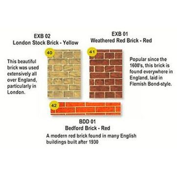 Aged brick paper Yellow (EXB02)