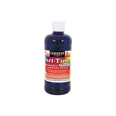 Washable Temepra Paint Glitter 16oz (Glitter Yellow)
