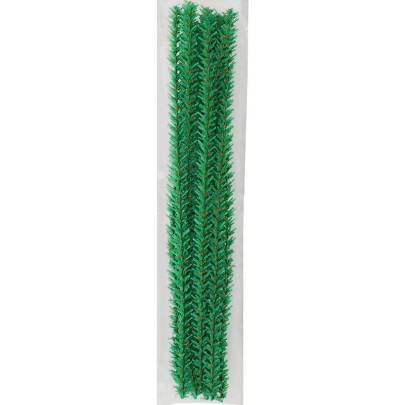 Canadian Pine Chenille Stem 12" Green 12/pk