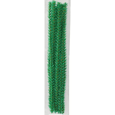 Canadian Pine Chenille Stem 12" Green 12/pk
