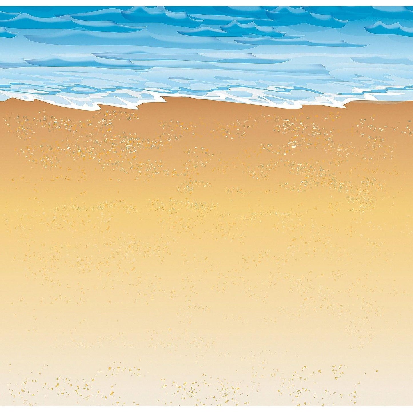 Vinyl Beach Backdrop 30 ft. x 4 ft.