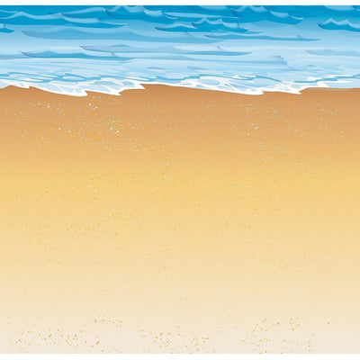 Vinyl Beach Backdrop 30 ft. x 4 ft.