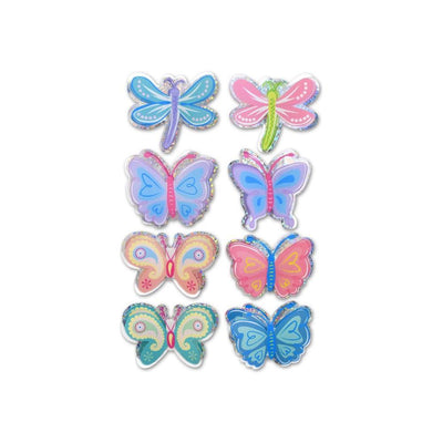 3D Pop-Ups Foil Butterflies 12cm x 17cm 8pc