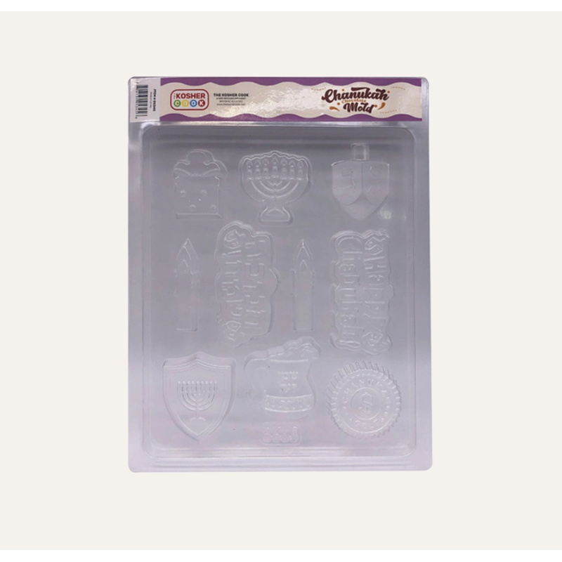 Chanukah Chocolate Mold - Assorted Shapes